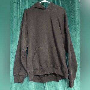 Gildan Men's Black Hoodie Sweatshirt